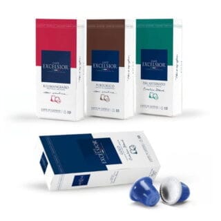 dispenser 20 capsule caffe compatibili nespresso portorico 100 arabica