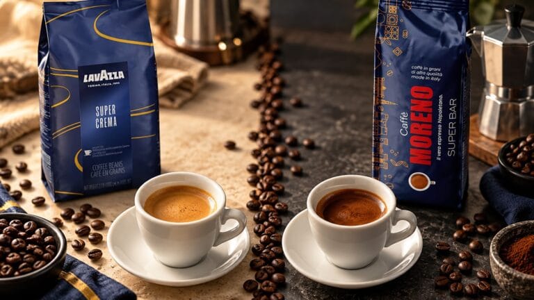 Lavazza Super Crema и Caffè Moreno Super Bar в сравнителна дегустация на еспресо