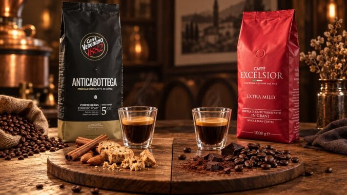 Vergnano Antica Bottega и Excelsior Extra Mild в дегустация на по-деликатно еспресо